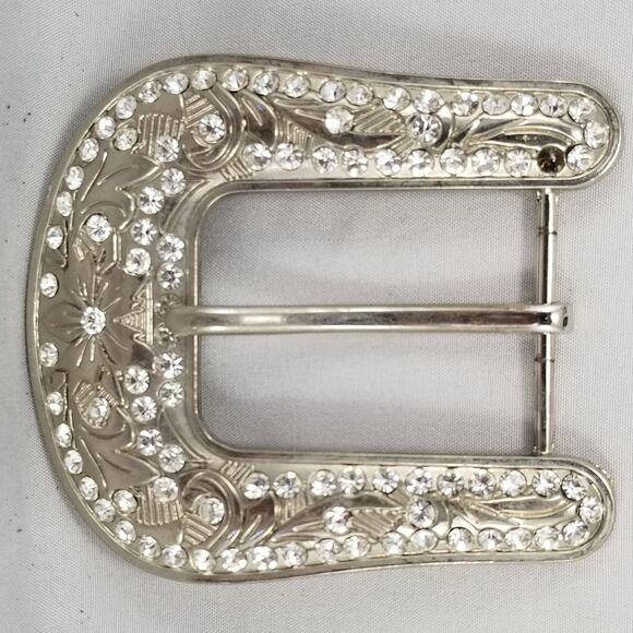 Unbranded Other - Large Western Buckle with Rhinestones – Fits 1.5" Belt